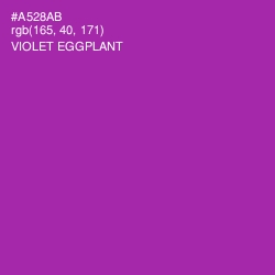 #A528AB - Violet Eggplant Color Image